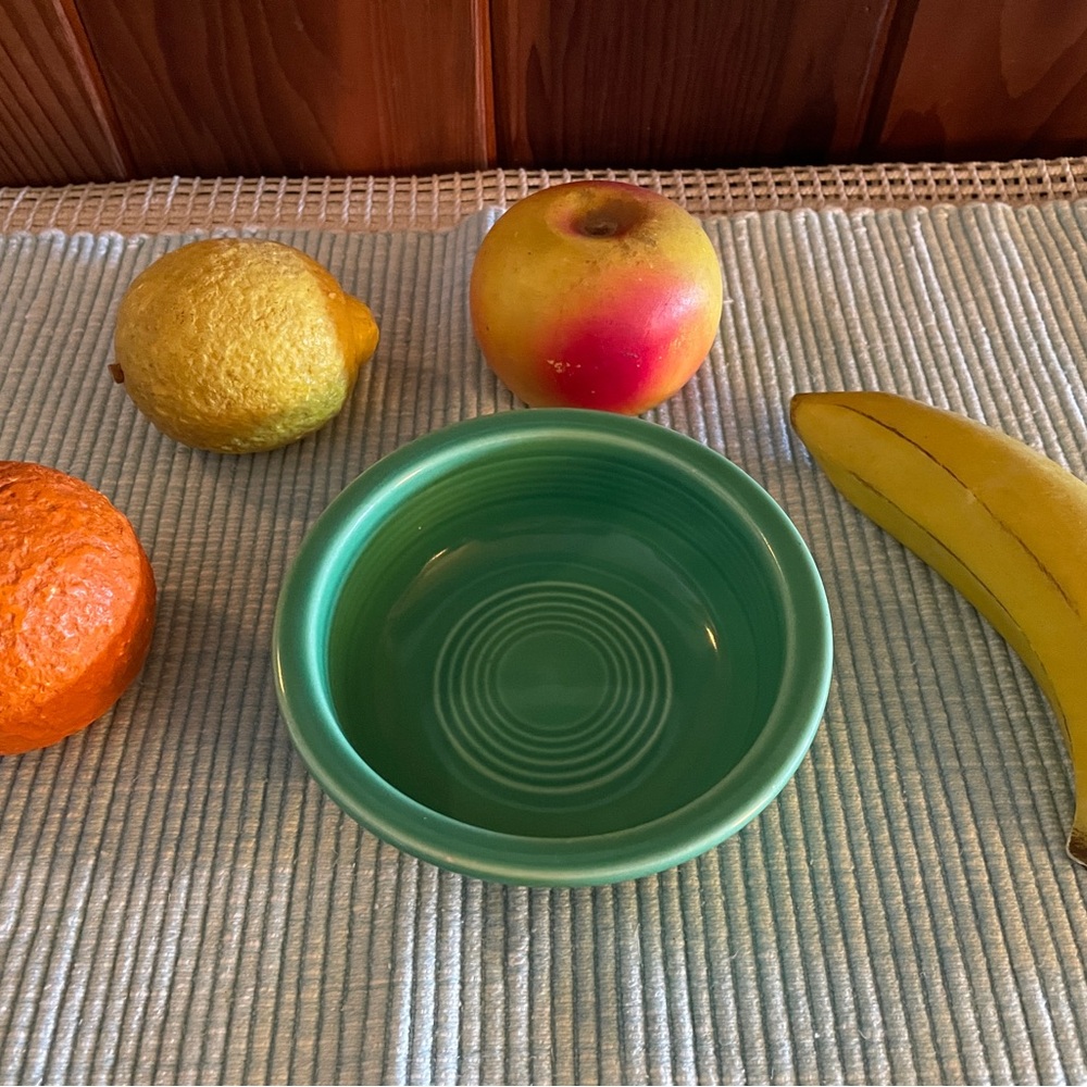 Vintage Fiesta 4.75” Fruit Bowl Original Green 1938-1951 Fiestaware